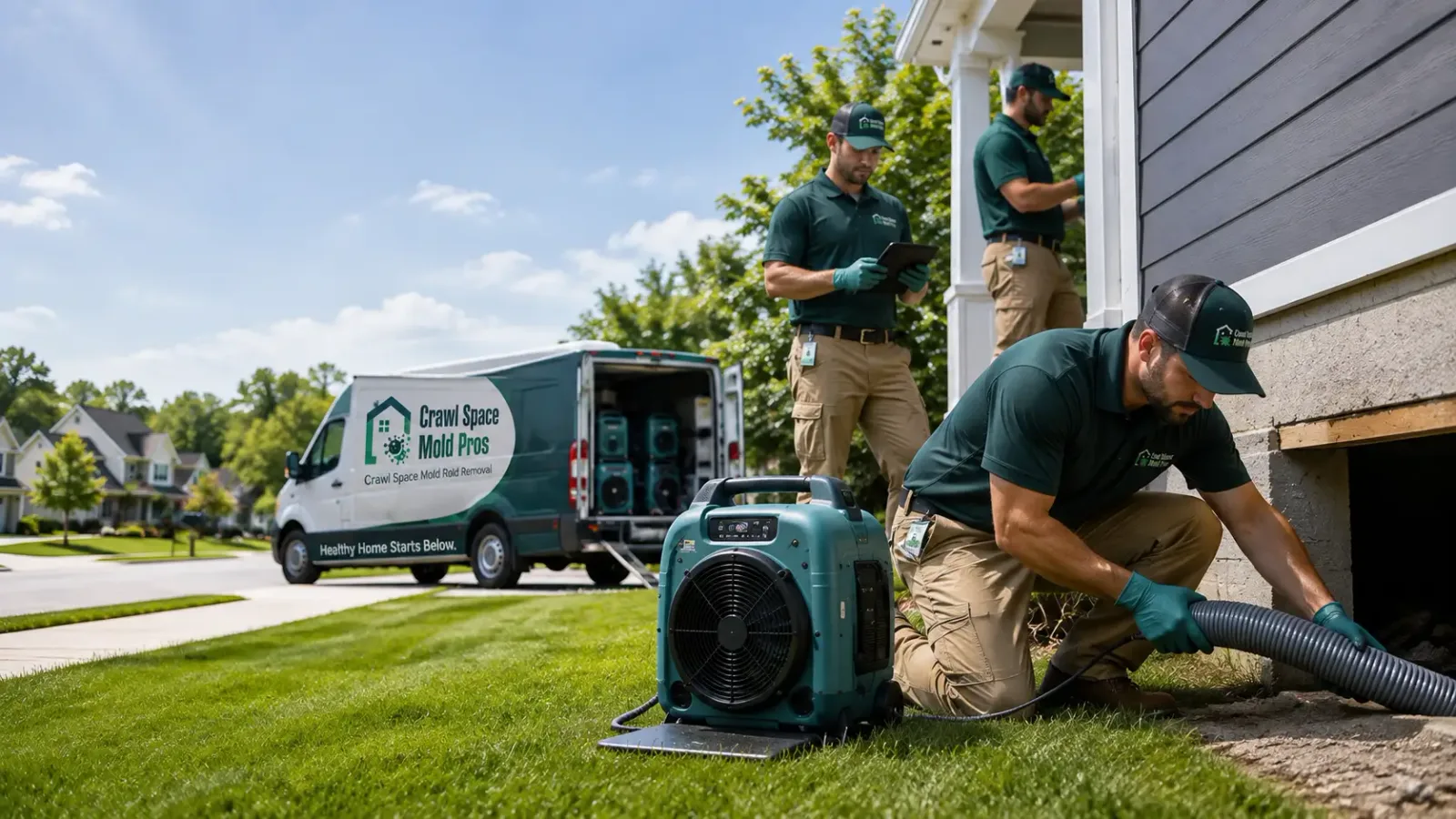 Crawl Space Mold Removal in Seaford, DE